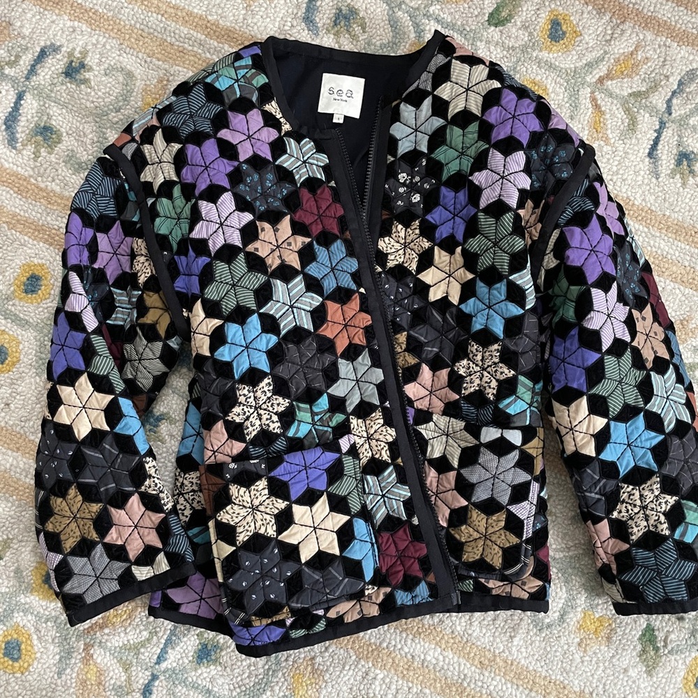Sea New York Multicolor Patchwork Jacket